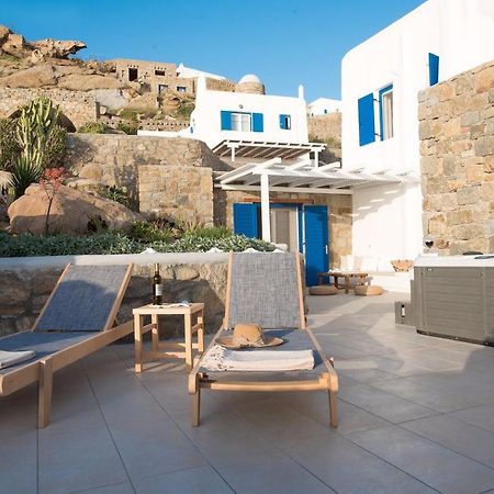 Gorgeous Studio In Cycladic Architecture Overlooking The Aegean Apartment Houlakia  Exterior photo