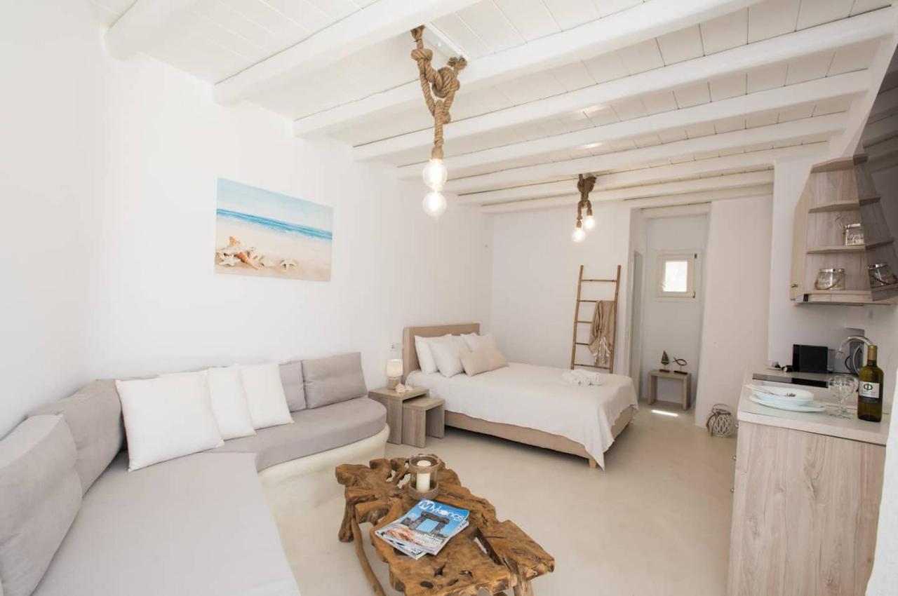 Gorgeous Studio In Cycladic Architecture Overlooking The Aegean Apartment Houlakia  Exterior photo